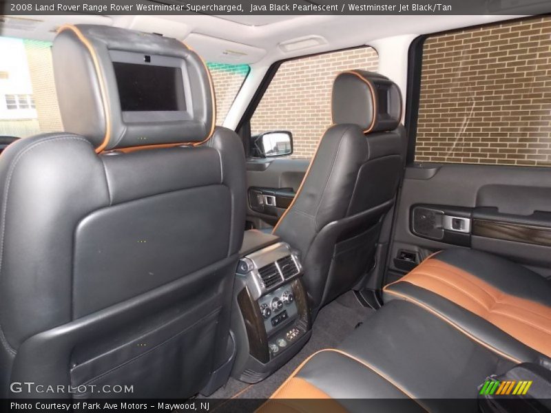 Java Black Pearlescent / Westminster Jet Black/Tan 2008 Land Rover Range Rover Westminster Supercharged