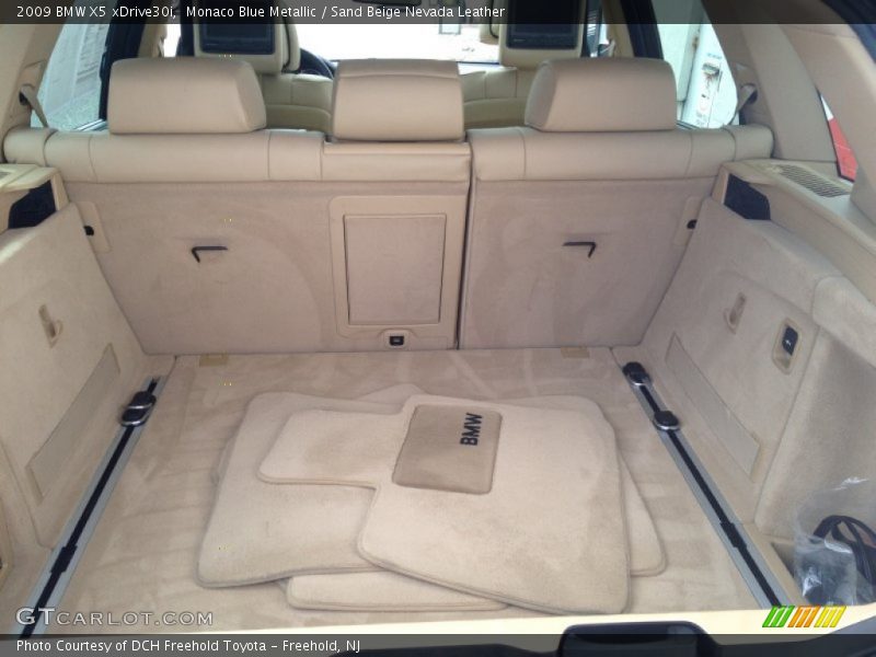 Monaco Blue Metallic / Sand Beige Nevada Leather 2009 BMW X5 xDrive30i