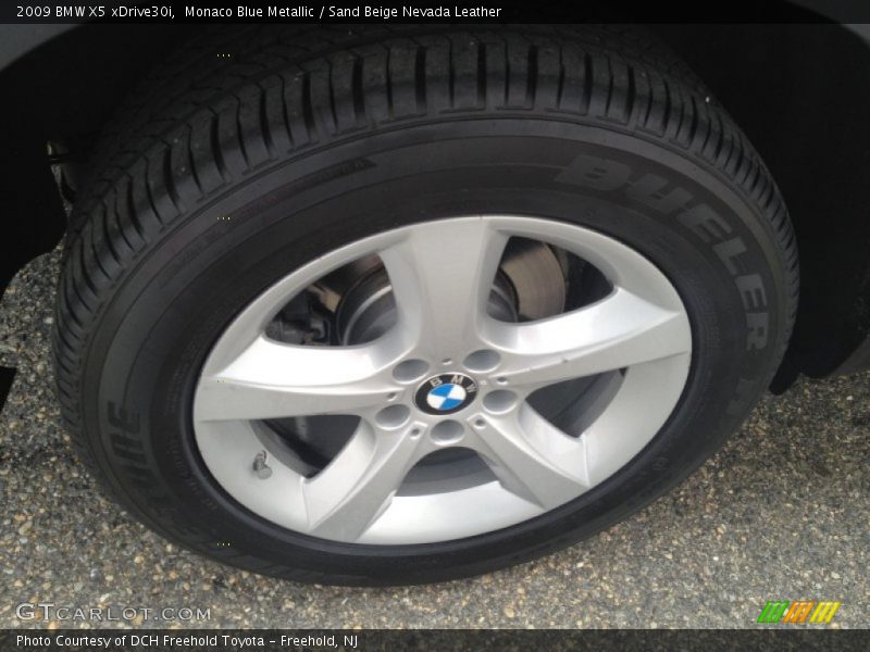 Monaco Blue Metallic / Sand Beige Nevada Leather 2009 BMW X5 xDrive30i