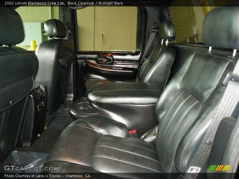 Rear Seat of 2002 Blackwood Crew Cab