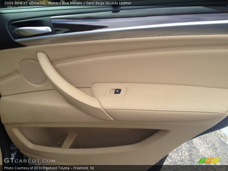 Monaco Blue Metallic / Sand Beige Nevada Leather 2009 BMW X5 xDrive30i