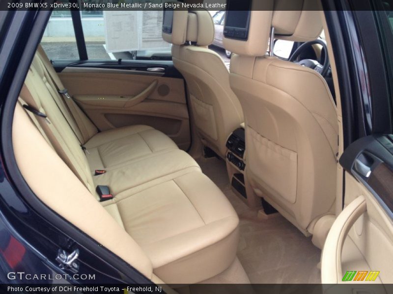 Monaco Blue Metallic / Sand Beige Nevada Leather 2009 BMW X5 xDrive30i