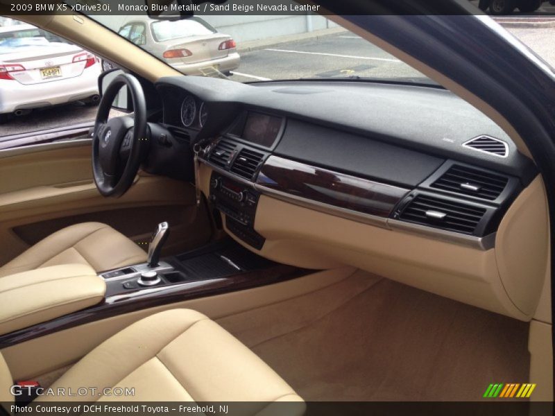 Monaco Blue Metallic / Sand Beige Nevada Leather 2009 BMW X5 xDrive30i