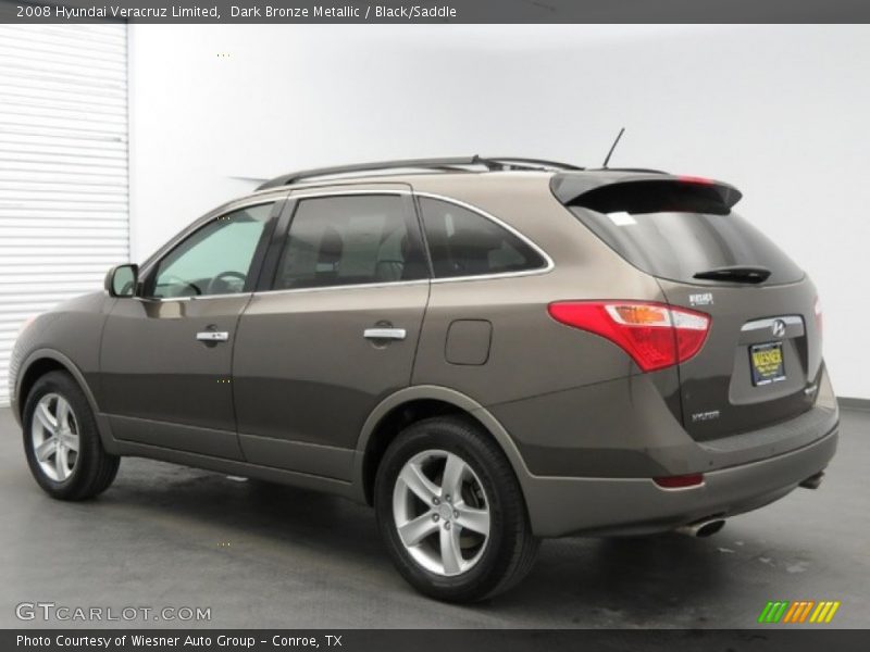 Dark Bronze Metallic / Black/Saddle 2008 Hyundai Veracruz Limited