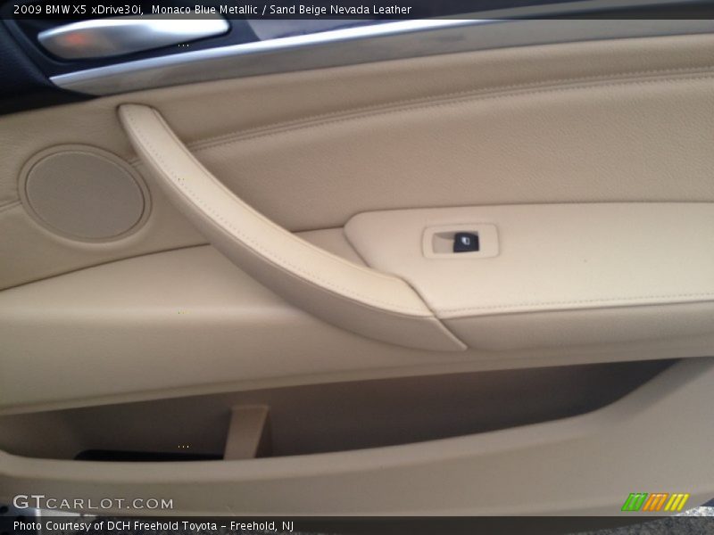 Monaco Blue Metallic / Sand Beige Nevada Leather 2009 BMW X5 xDrive30i