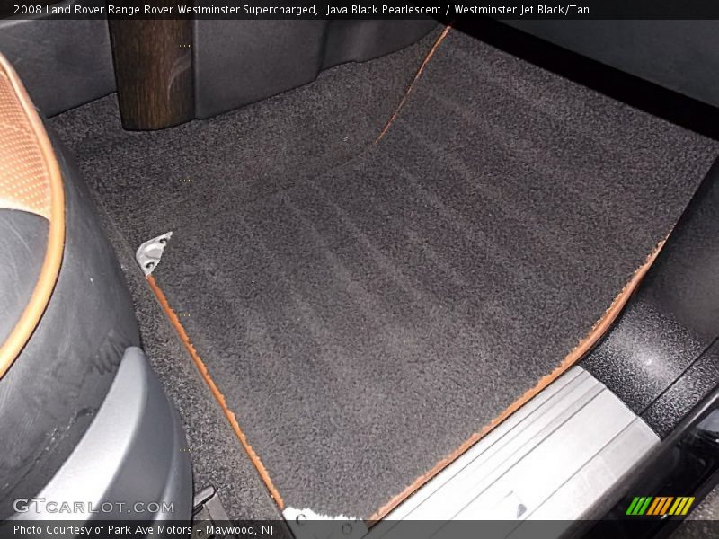Java Black Pearlescent / Westminster Jet Black/Tan 2008 Land Rover Range Rover Westminster Supercharged