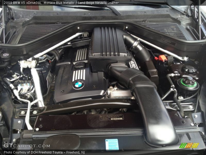 Monaco Blue Metallic / Sand Beige Nevada Leather 2009 BMW X5 xDrive30i