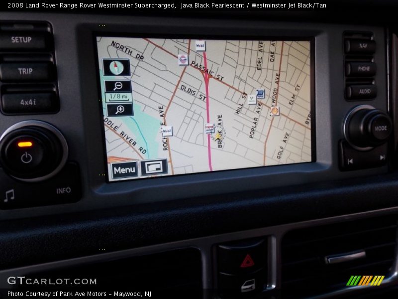 Navigation of 2008 Range Rover Westminster Supercharged