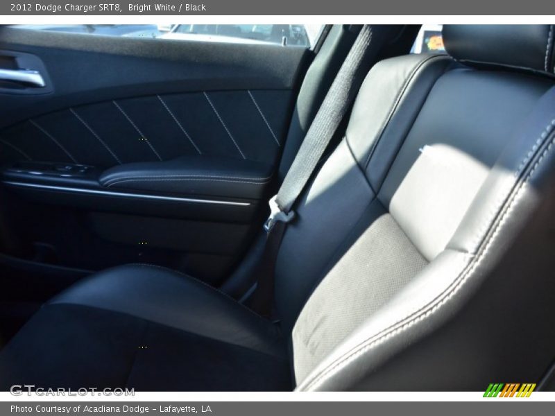 Bright White / Black 2012 Dodge Charger SRT8