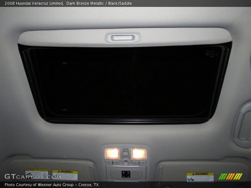 Dark Bronze Metallic / Black/Saddle 2008 Hyundai Veracruz Limited