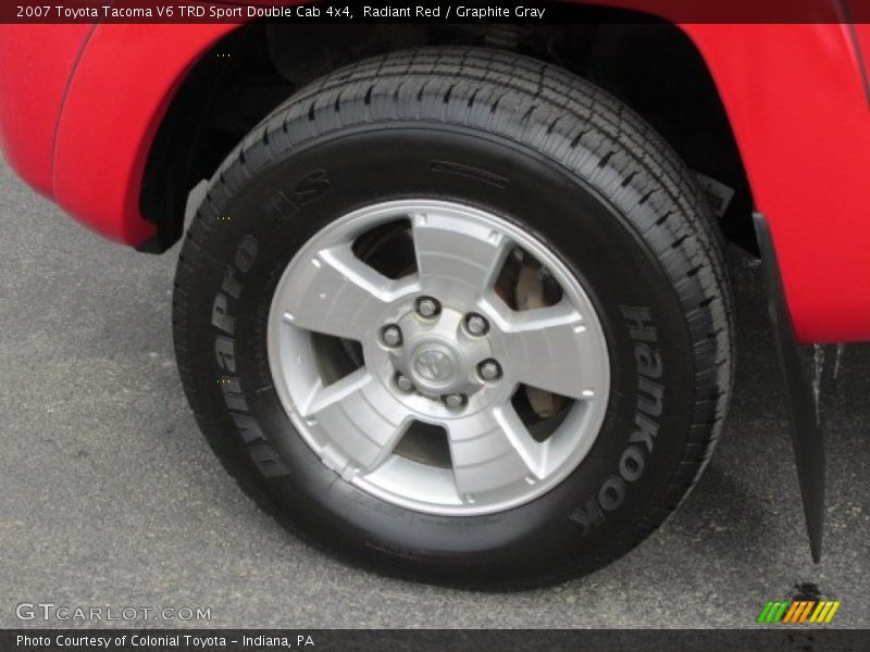 Radiant Red / Graphite Gray 2007 Toyota Tacoma V6 TRD Sport Double Cab 4x4