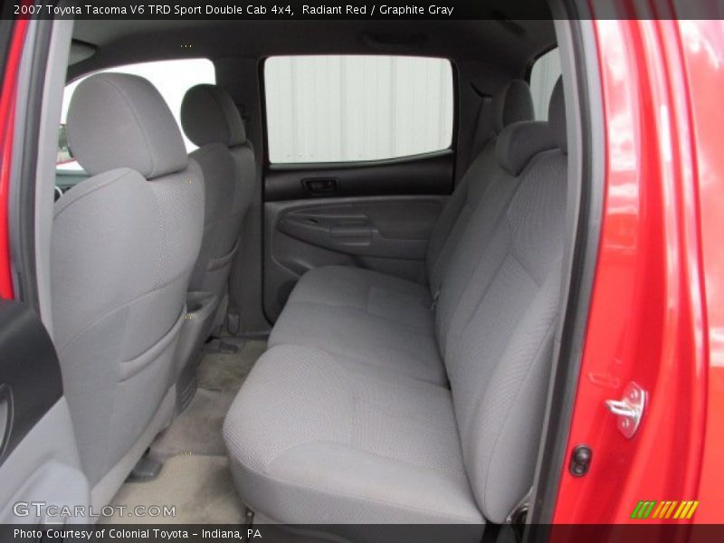 Radiant Red / Graphite Gray 2007 Toyota Tacoma V6 TRD Sport Double Cab 4x4