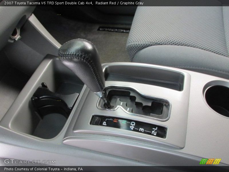 Radiant Red / Graphite Gray 2007 Toyota Tacoma V6 TRD Sport Double Cab 4x4