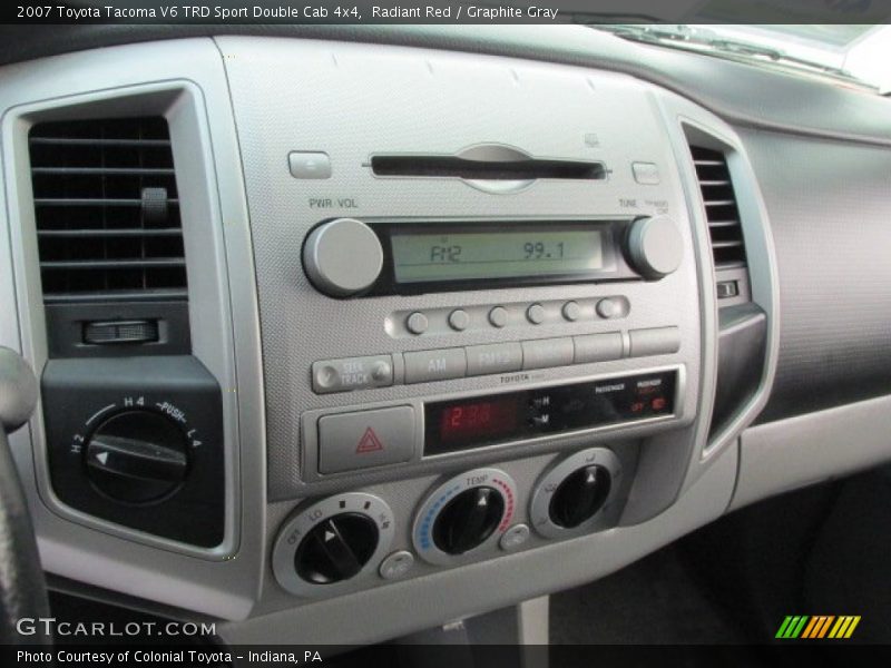 Radiant Red / Graphite Gray 2007 Toyota Tacoma V6 TRD Sport Double Cab 4x4