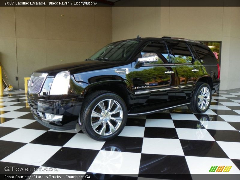 Black Raven / Ebony/Ebony 2007 Cadillac Escalade