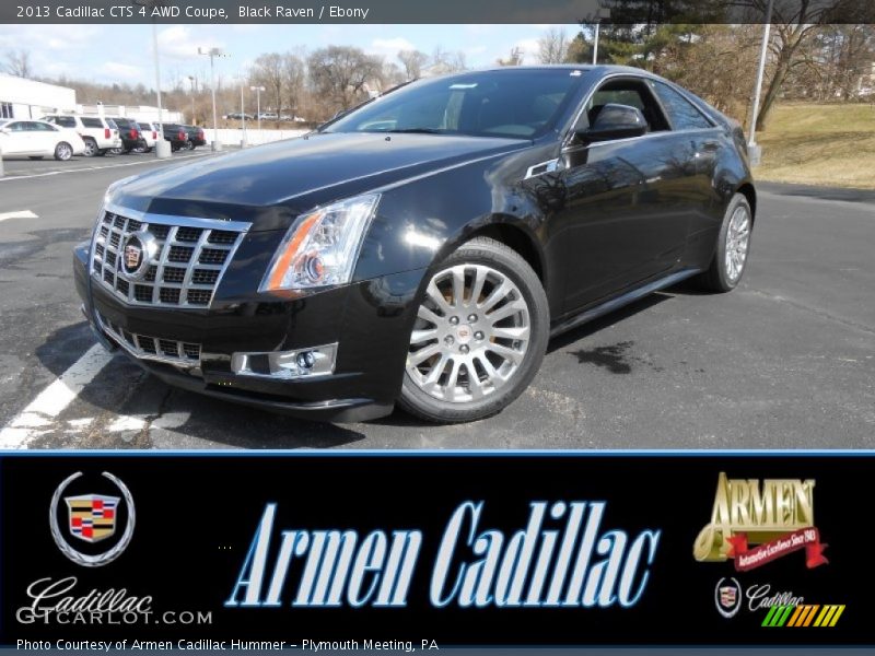 Black Raven / Ebony 2013 Cadillac CTS 4 AWD Coupe