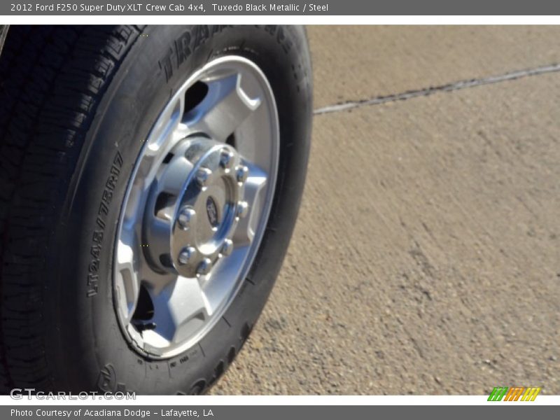 Tuxedo Black Metallic / Steel 2012 Ford F250 Super Duty XLT Crew Cab 4x4