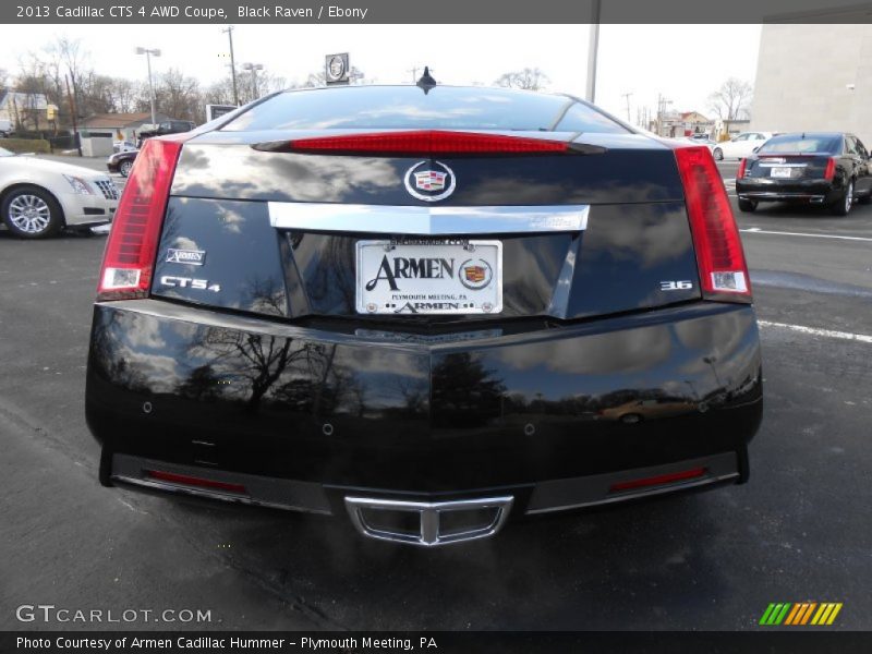 Black Raven / Ebony 2013 Cadillac CTS 4 AWD Coupe