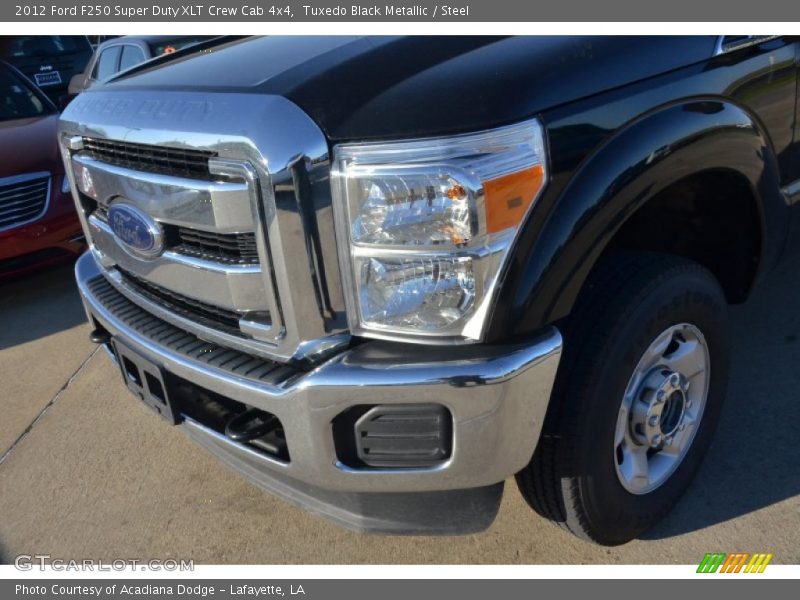 Tuxedo Black Metallic / Steel 2012 Ford F250 Super Duty XLT Crew Cab 4x4