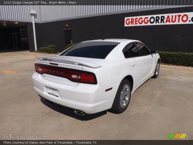 Bright White / Black 2013 Dodge Charger SXT Plus