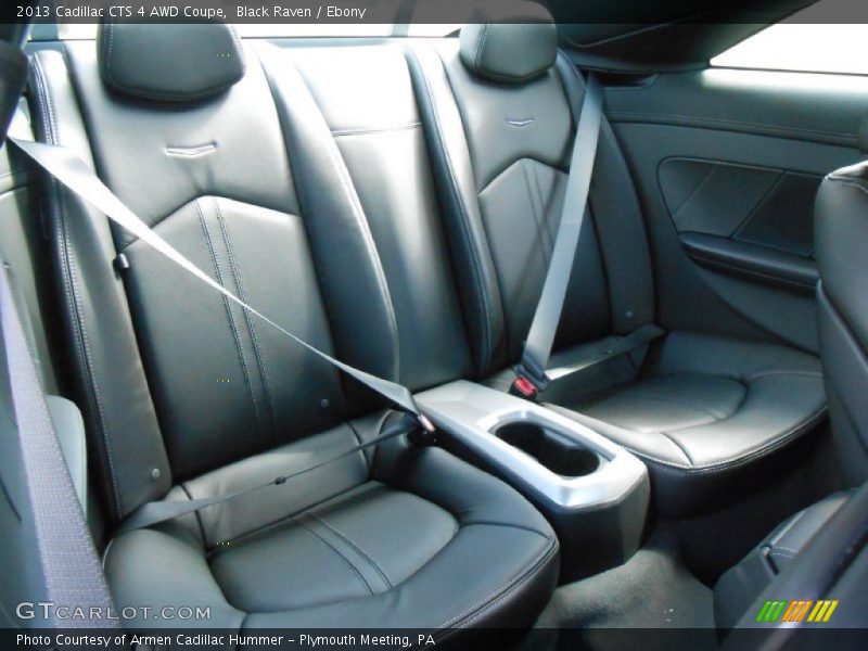 Rear Seat of 2013 CTS 4 AWD Coupe