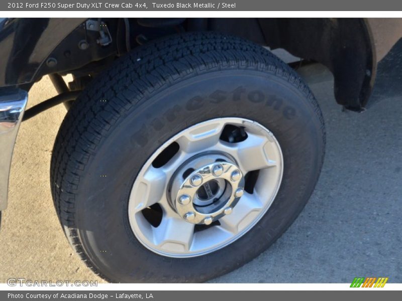 Tuxedo Black Metallic / Steel 2012 Ford F250 Super Duty XLT Crew Cab 4x4