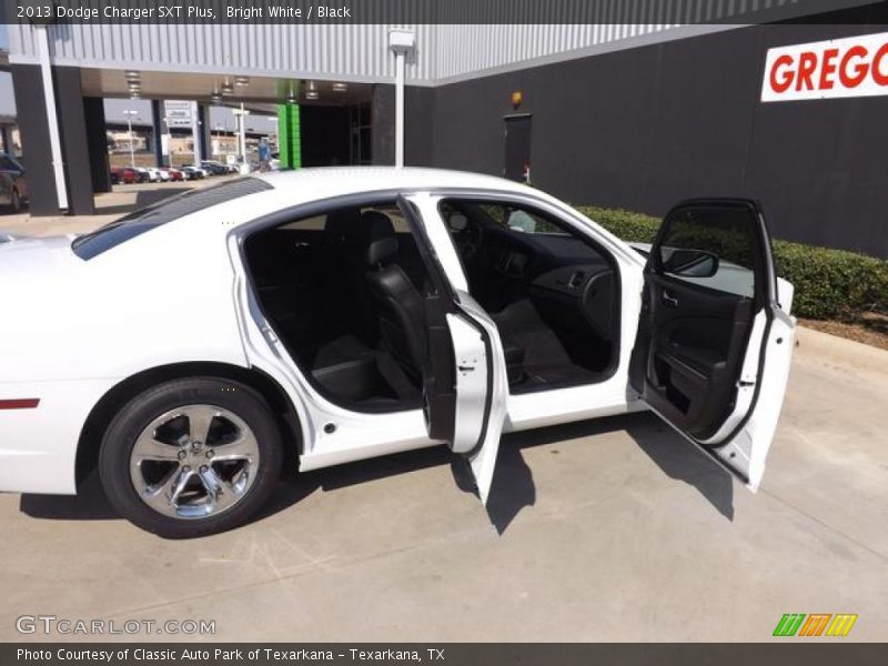 Bright White / Black 2013 Dodge Charger SXT Plus
