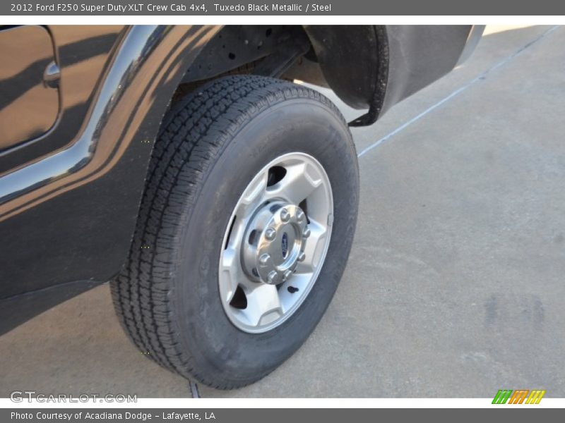 Tuxedo Black Metallic / Steel 2012 Ford F250 Super Duty XLT Crew Cab 4x4