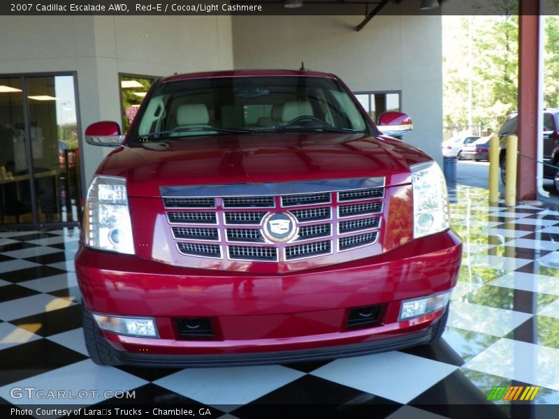 Red-E / Cocoa/Light Cashmere 2007 Cadillac Escalade AWD