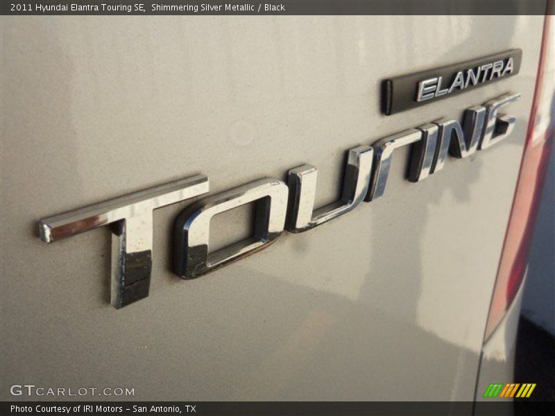 Shimmering Silver Metallic / Black 2011 Hyundai Elantra Touring SE