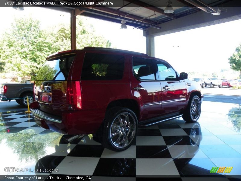 Red-E / Cocoa/Light Cashmere 2007 Cadillac Escalade AWD