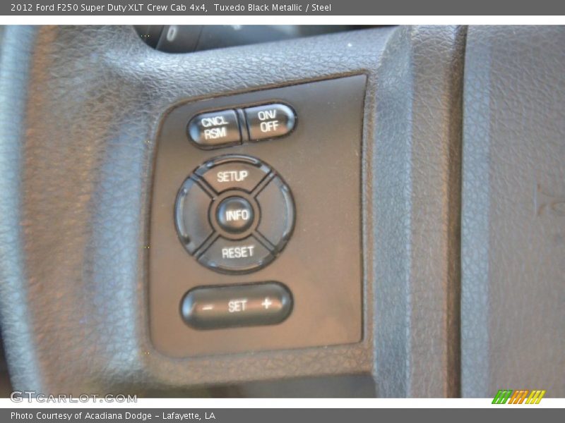 Tuxedo Black Metallic / Steel 2012 Ford F250 Super Duty XLT Crew Cab 4x4