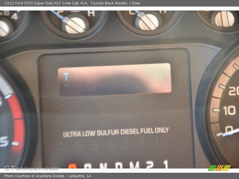 Tuxedo Black Metallic / Steel 2012 Ford F250 Super Duty XLT Crew Cab 4x4
