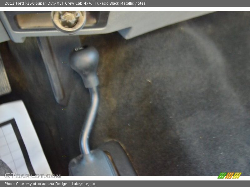 Tuxedo Black Metallic / Steel 2012 Ford F250 Super Duty XLT Crew Cab 4x4