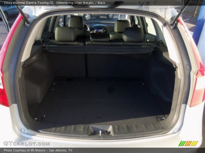Shimmering Silver Metallic / Black 2011 Hyundai Elantra Touring SE