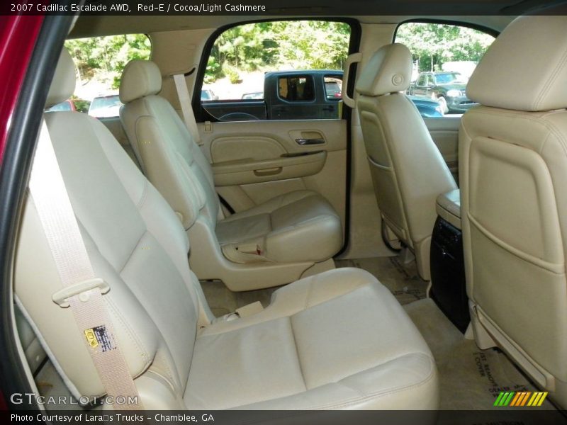 Red-E / Cocoa/Light Cashmere 2007 Cadillac Escalade AWD