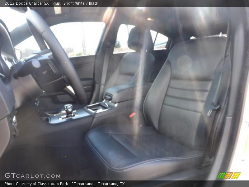 Bright White / Black 2013 Dodge Charger SXT Plus