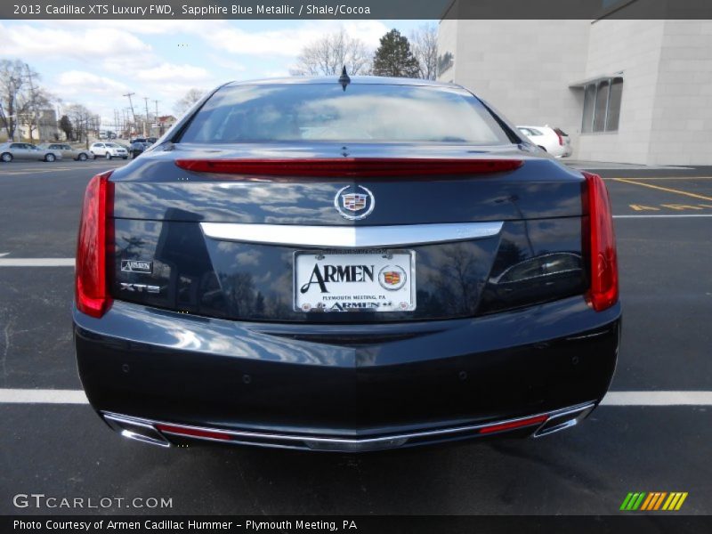 Sapphire Blue Metallic / Shale/Cocoa 2013 Cadillac XTS Luxury FWD