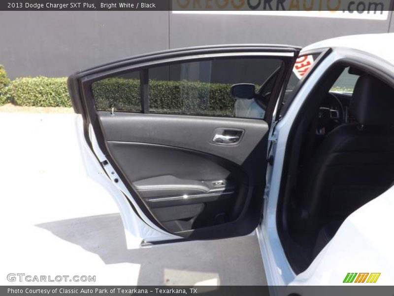 Bright White / Black 2013 Dodge Charger SXT Plus
