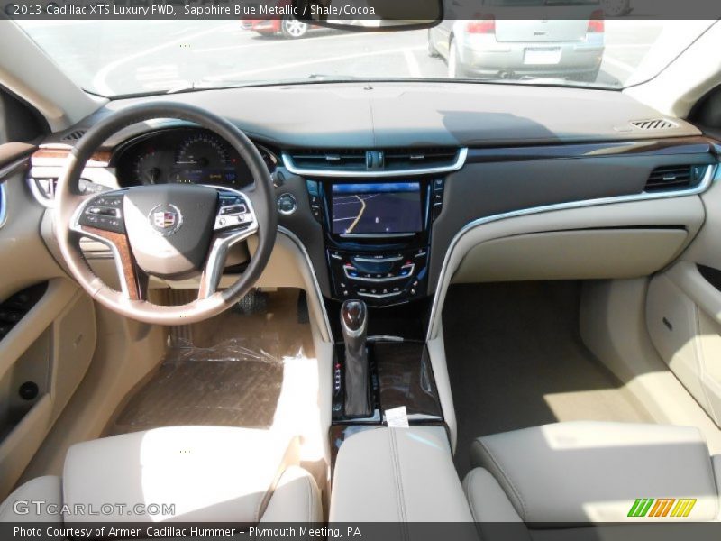 Sapphire Blue Metallic / Shale/Cocoa 2013 Cadillac XTS Luxury FWD