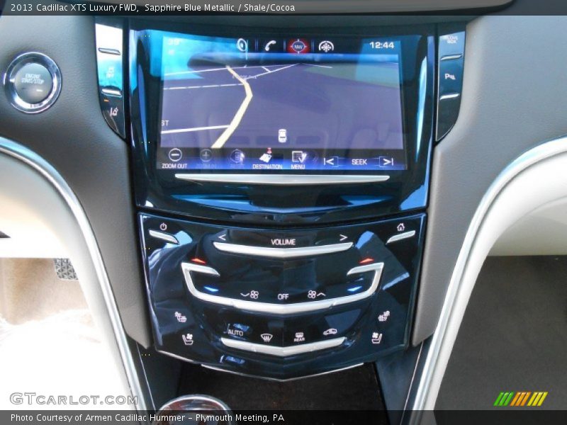 Sapphire Blue Metallic / Shale/Cocoa 2013 Cadillac XTS Luxury FWD