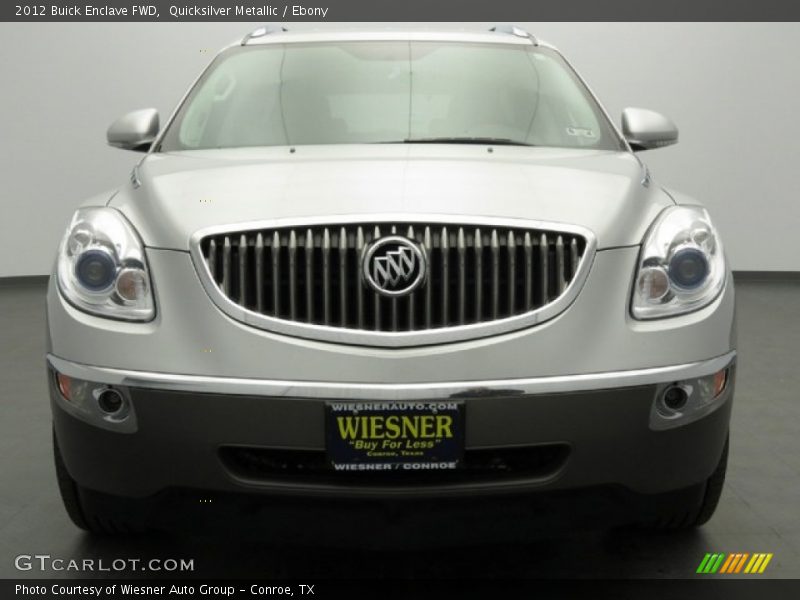 Quicksilver Metallic / Ebony 2012 Buick Enclave FWD