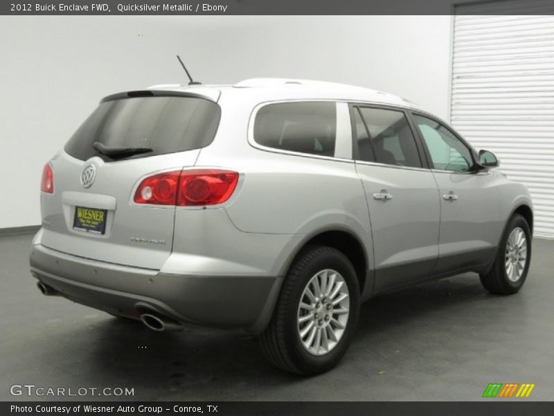 Quicksilver Metallic / Ebony 2012 Buick Enclave FWD