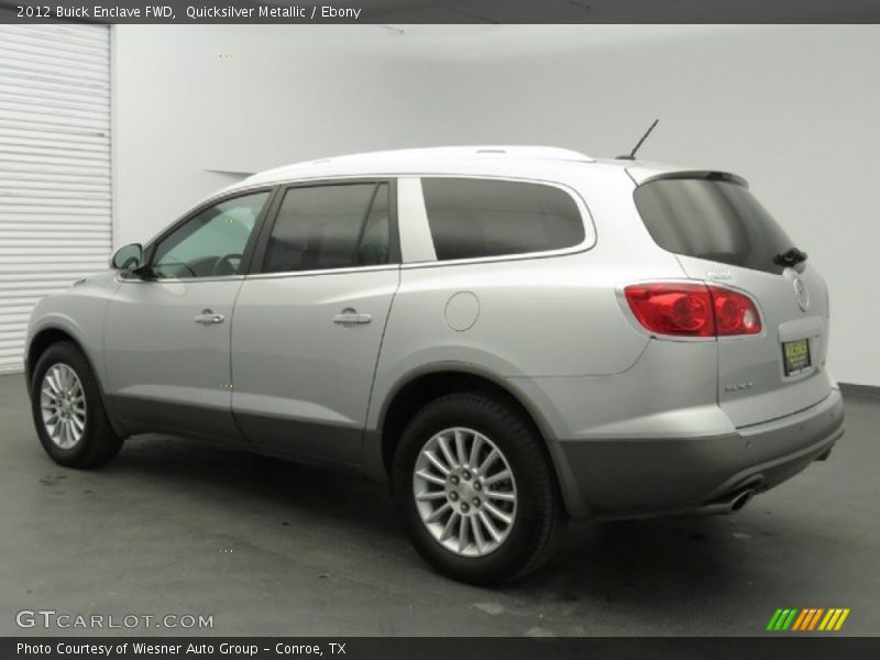 Quicksilver Metallic / Ebony 2012 Buick Enclave FWD