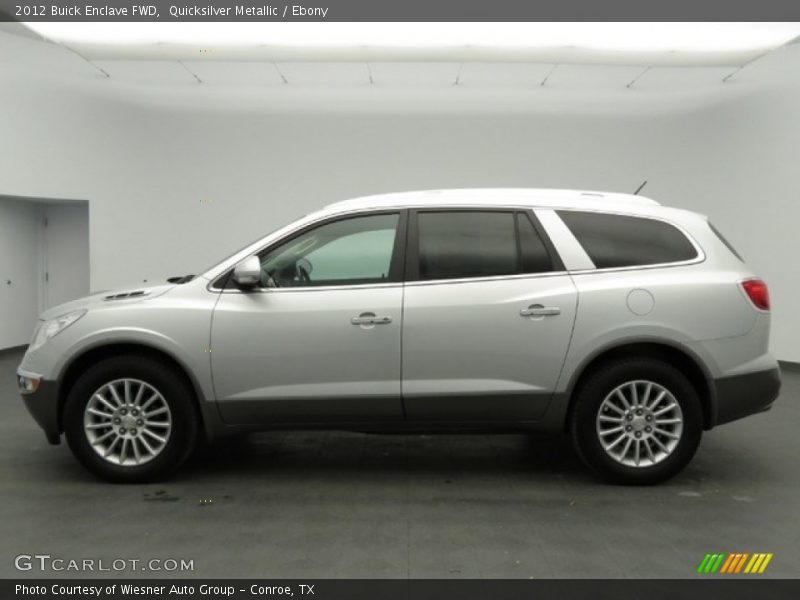 Quicksilver Metallic / Ebony 2012 Buick Enclave FWD