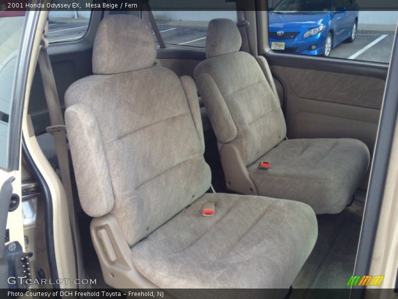 Rear Seat of 2001 Odyssey EX