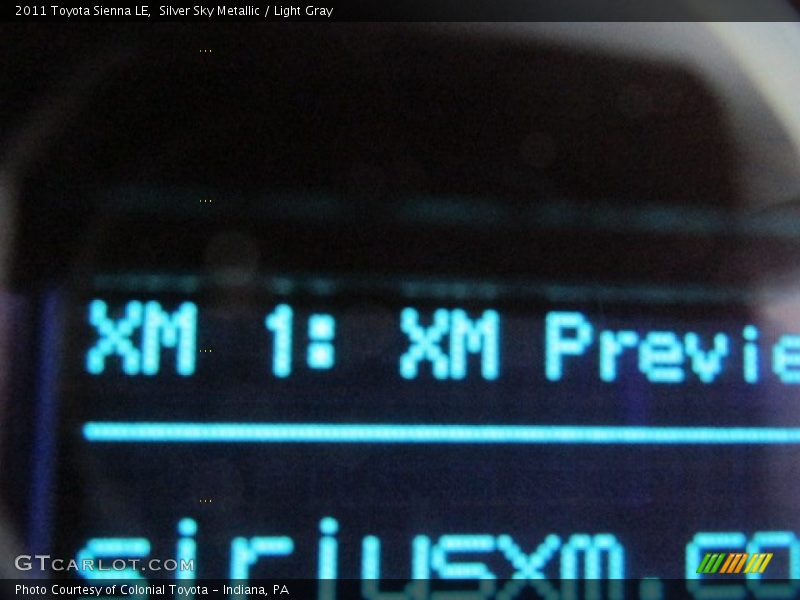 Silver Sky Metallic / Light Gray 2011 Toyota Sienna LE