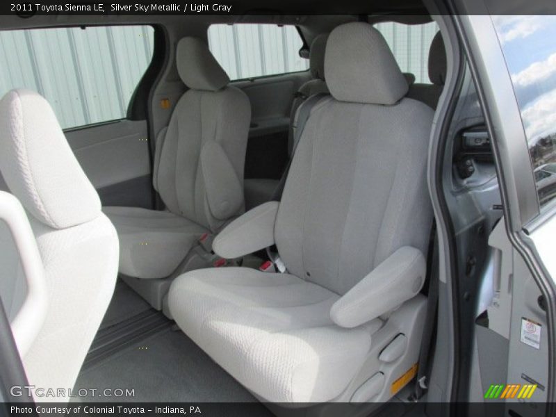 Silver Sky Metallic / Light Gray 2011 Toyota Sienna LE