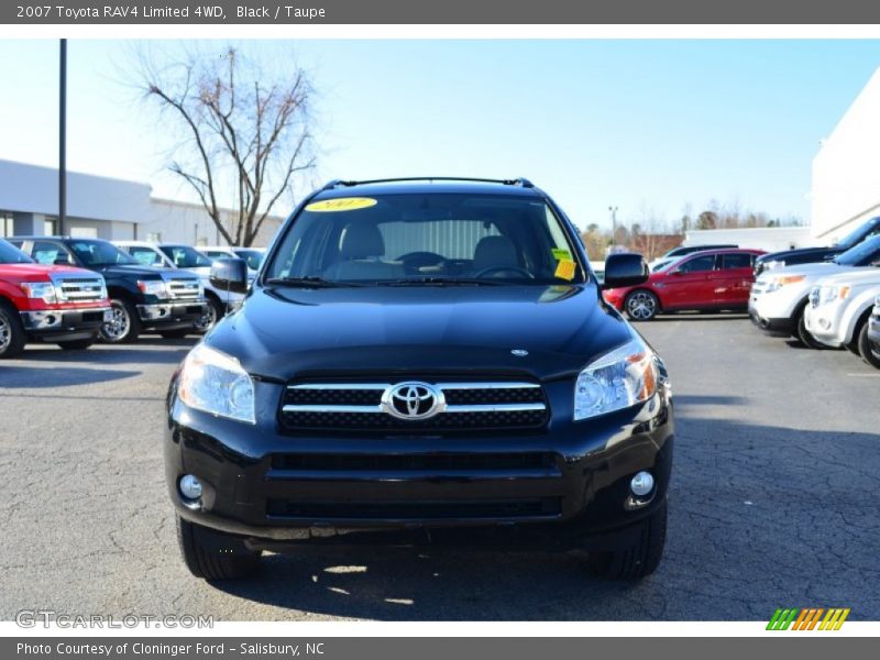 Black / Taupe 2007 Toyota RAV4 Limited 4WD