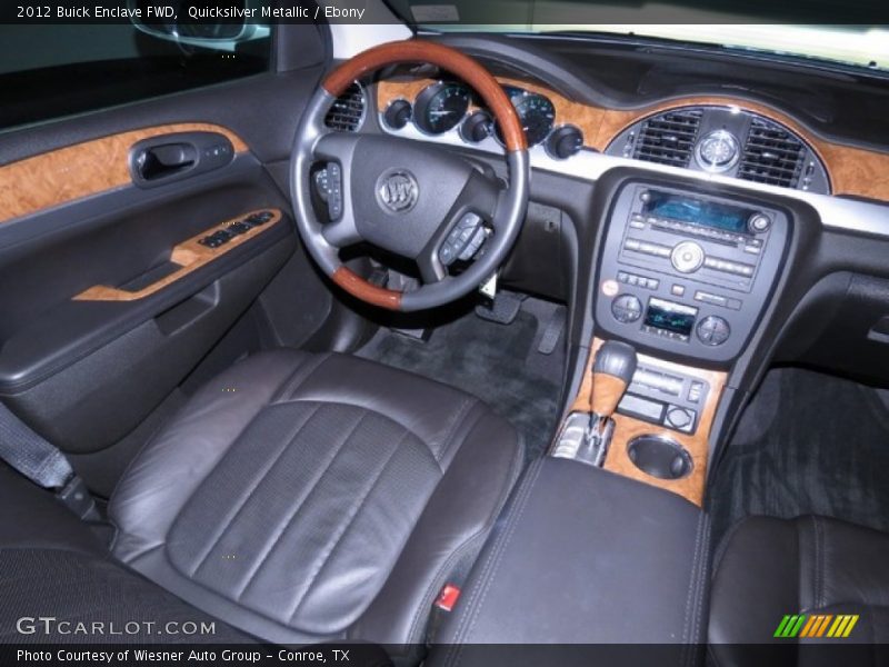 Quicksilver Metallic / Ebony 2012 Buick Enclave FWD